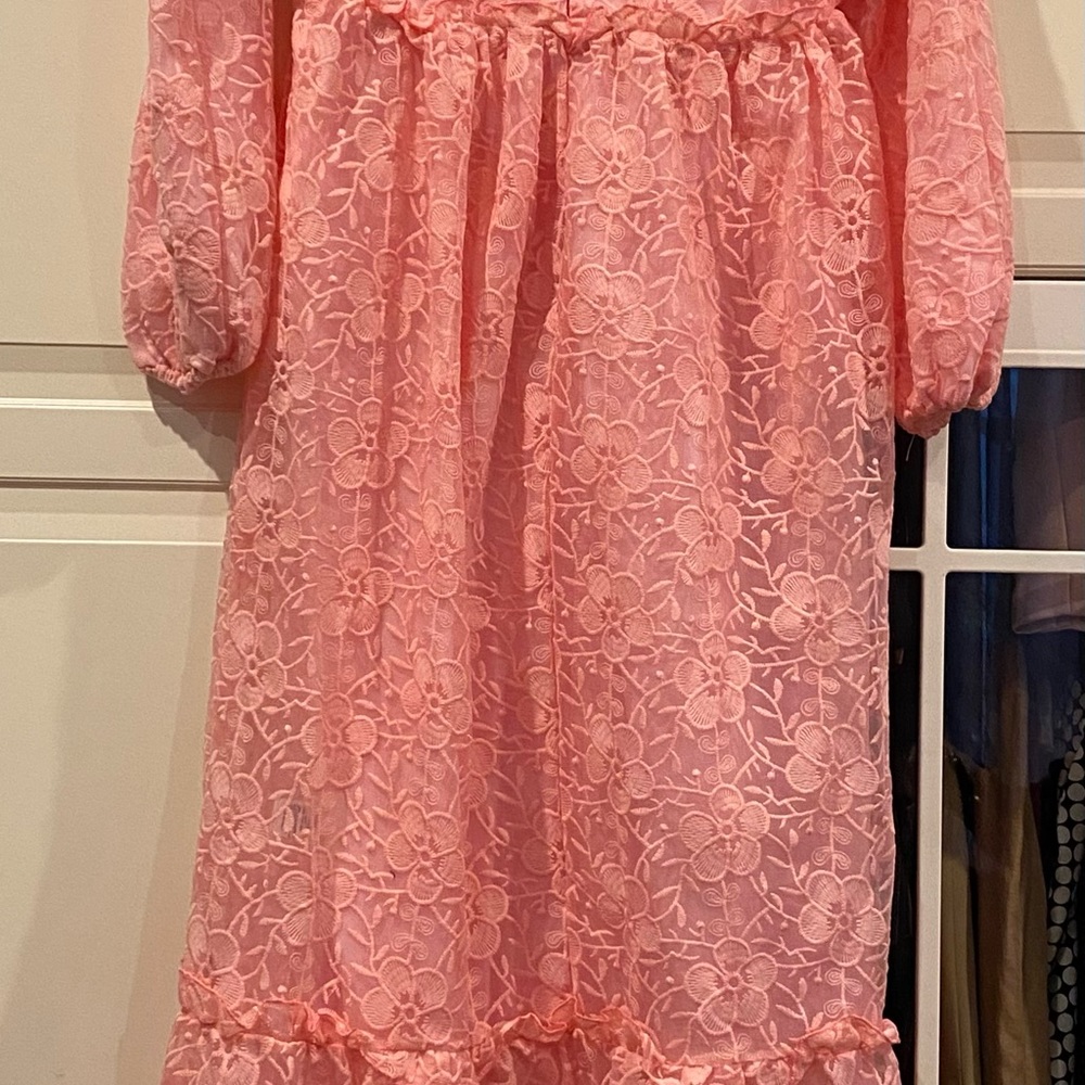 Pink maxi dress